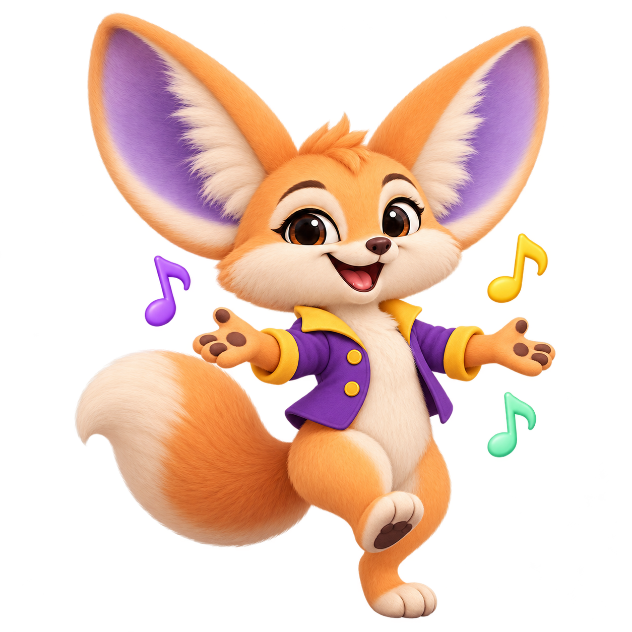 Le fennec Fennote invite tous les musiciens à jouer